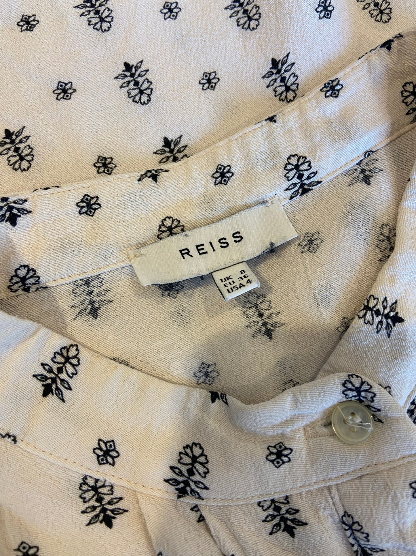 Reiss - Willow Printed Sleeveless Blouse