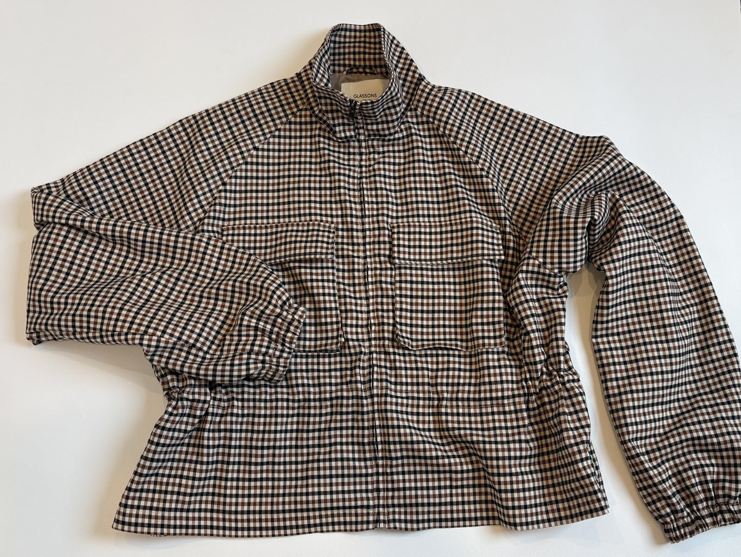 Glassons Gingham Pocket Jacket - XL
