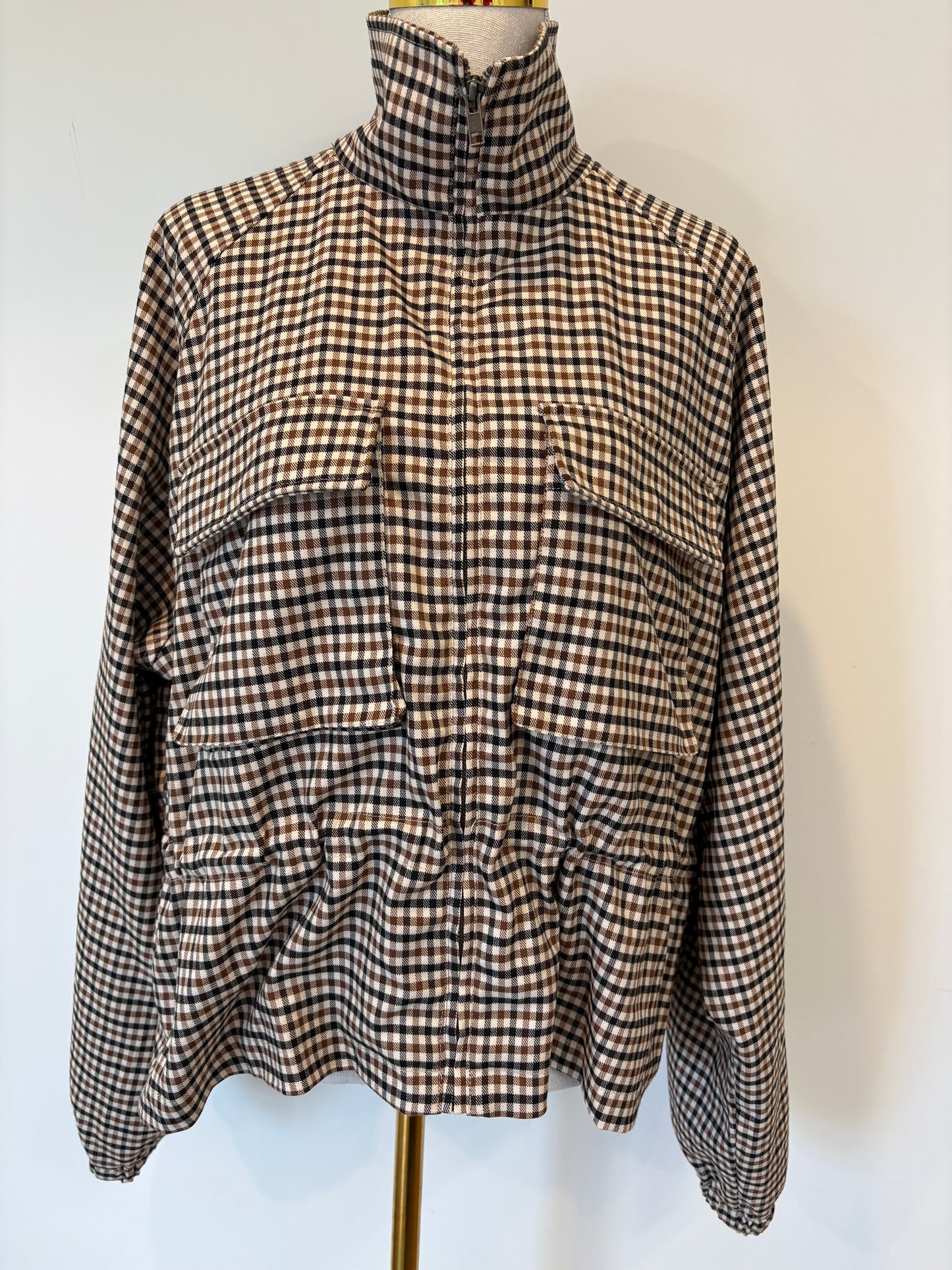 Glassons Gingham Pocket Jacket - XL