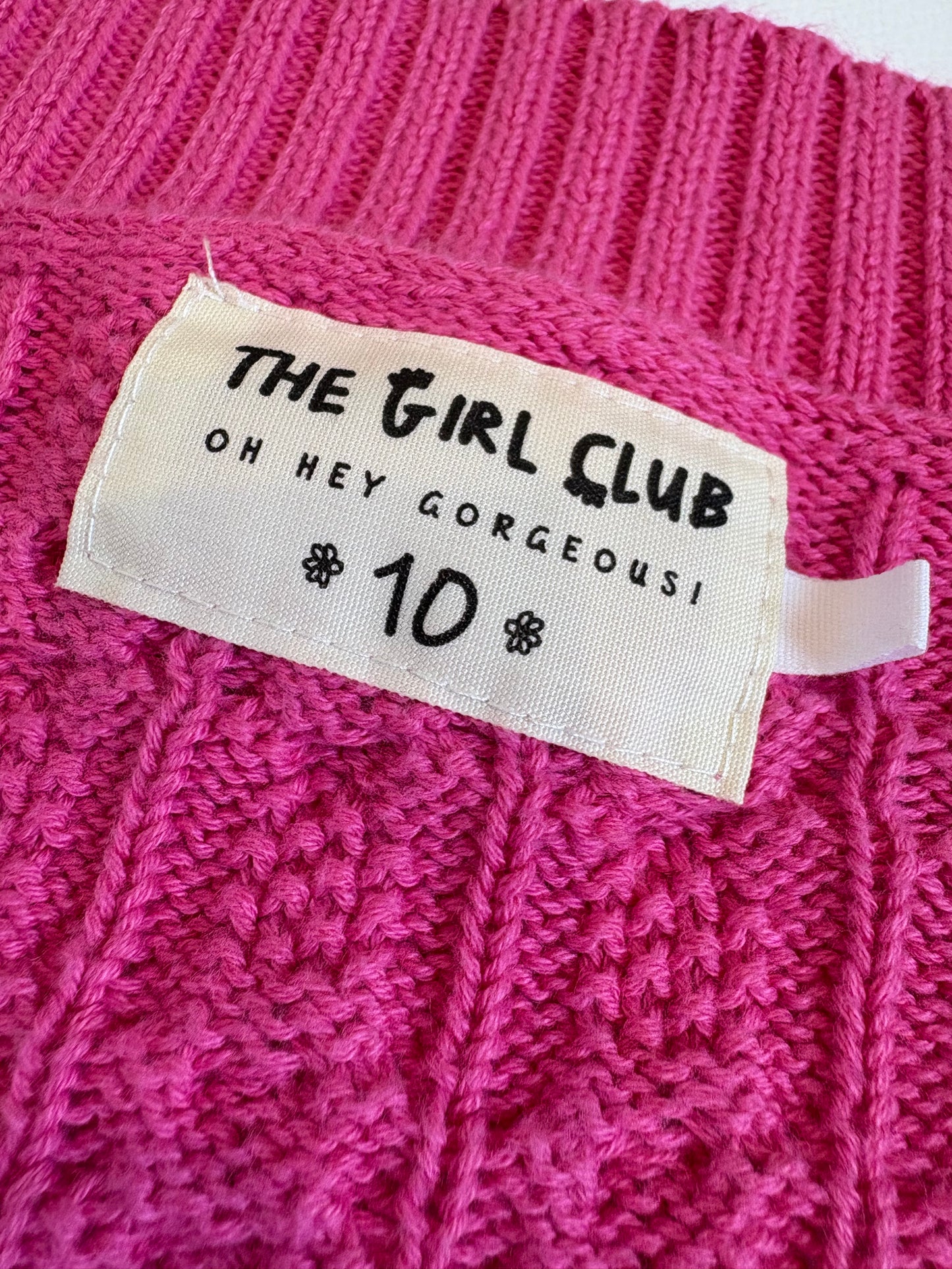 KIDS - The Girl Club Lace Knit Cardigan - 10