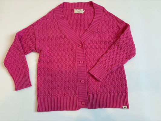 KIDS - The Girl Club Lace Knit Cardigan - 10