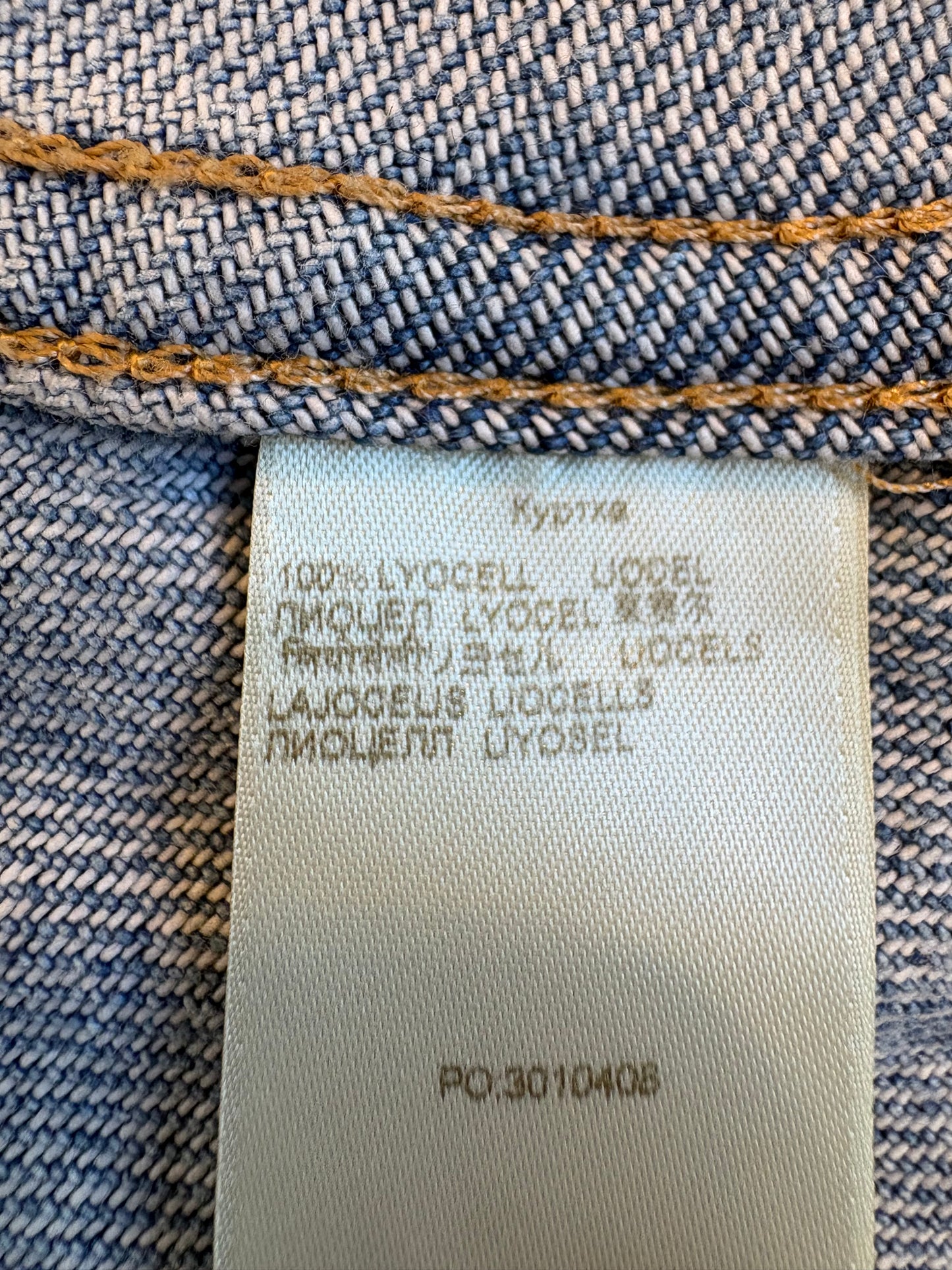 7 for all Mankind Flounce Trucker Jacket - S