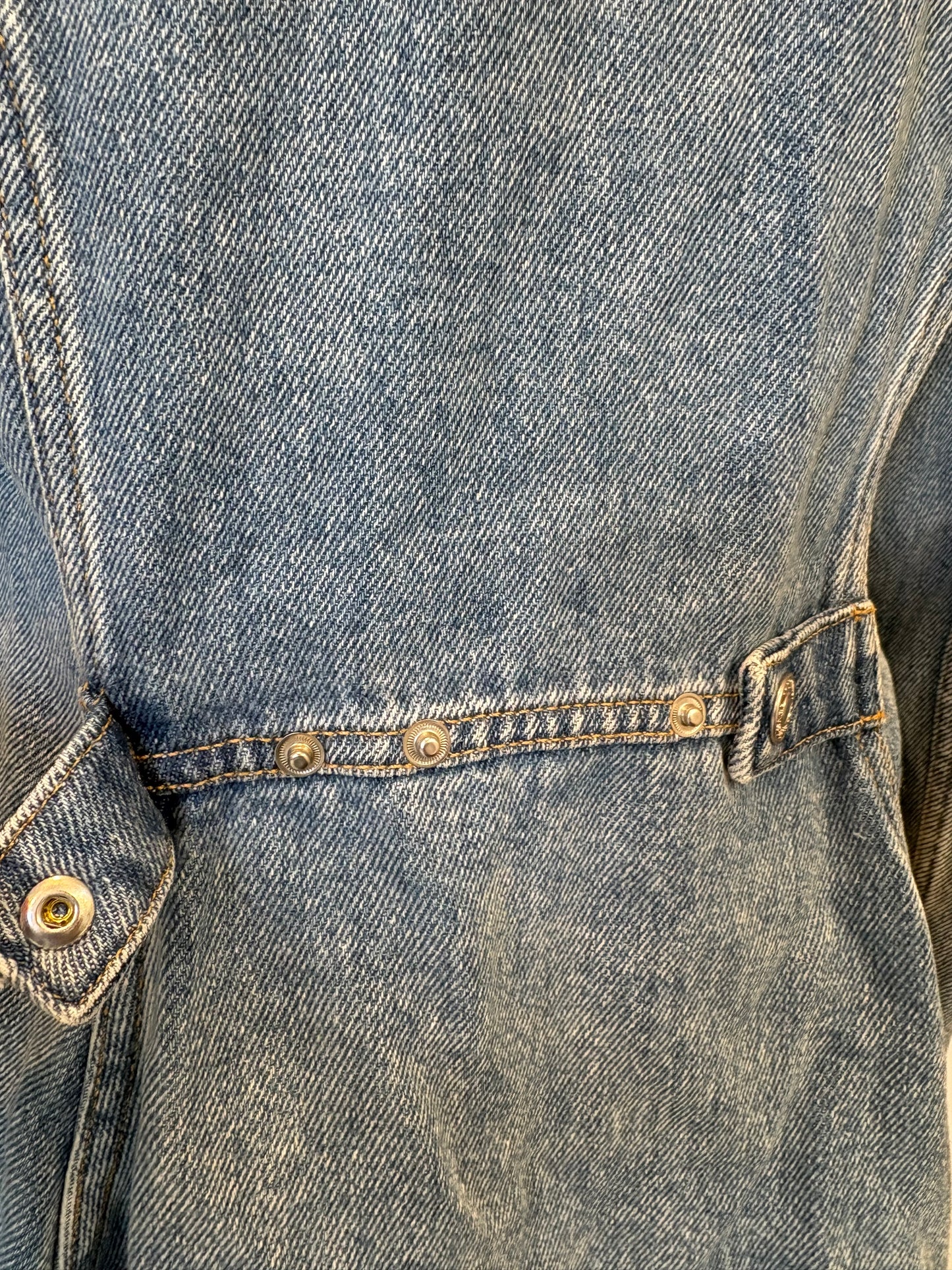7 for all Mankind Flounce Trucker Jacket - S