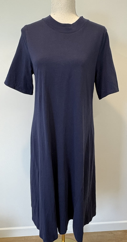 Kowtow Tee Shirt Dress, Navy - XS