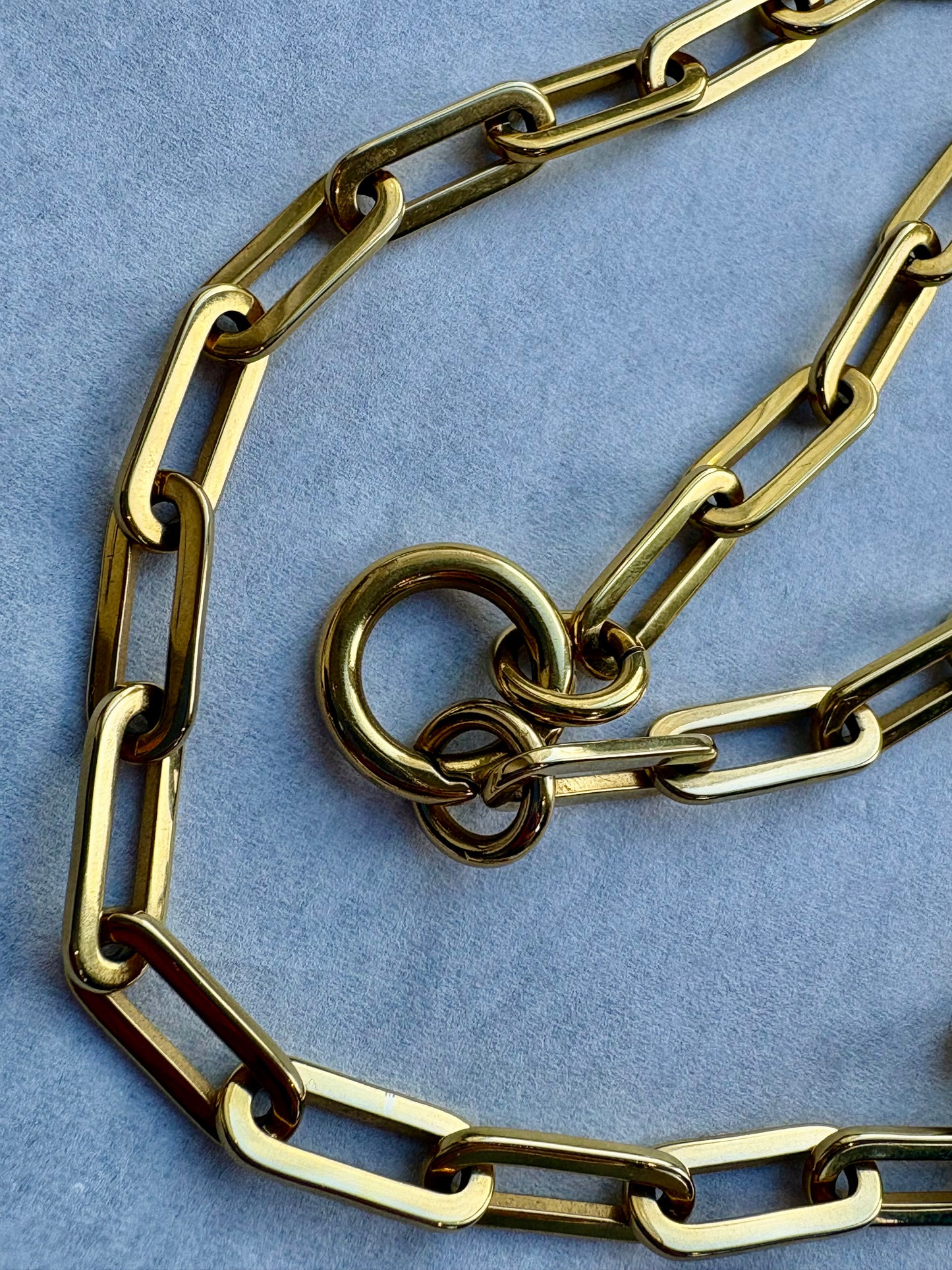 Cathy Pope Long Loop Necklace - Yellow Gold (RRP $229)