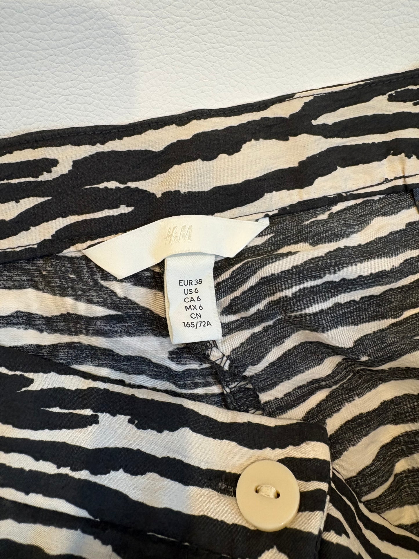 H&M Zebra Print Pants - EU 38