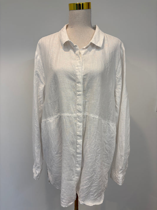 Zest White Shirt - with pockets - 16