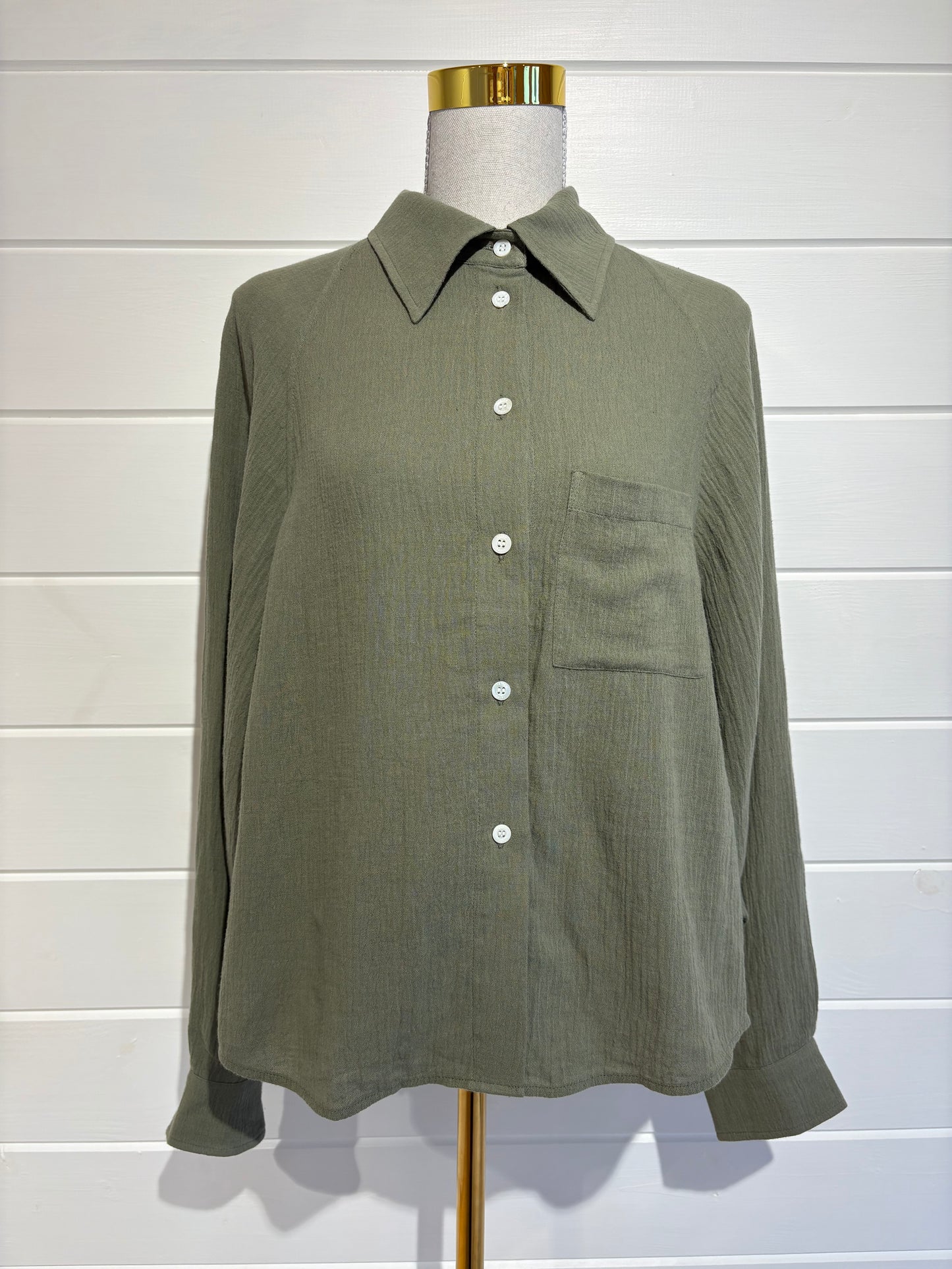 Laing - Raglan Sleeve Blouse - XS (RRP $349)