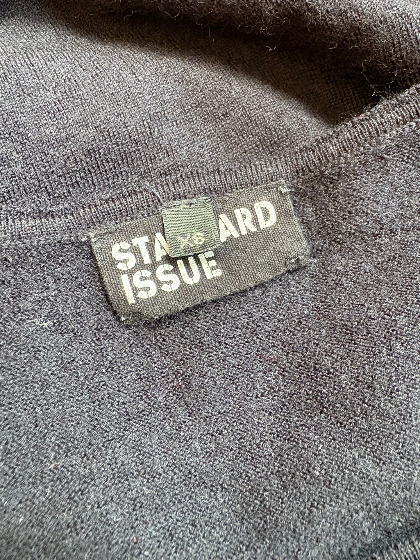 Standard Issue Merino, Black - XS