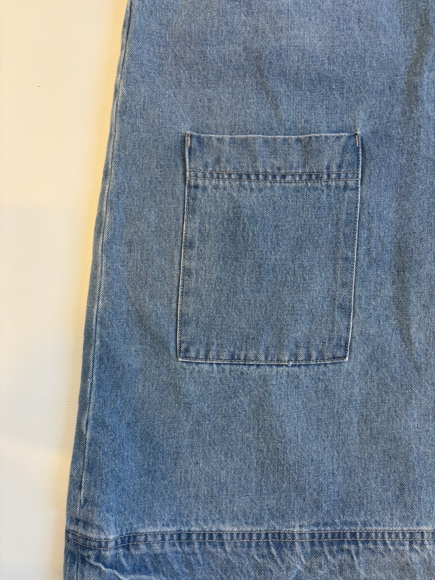 Huffer Denim Pocket A Line Dress