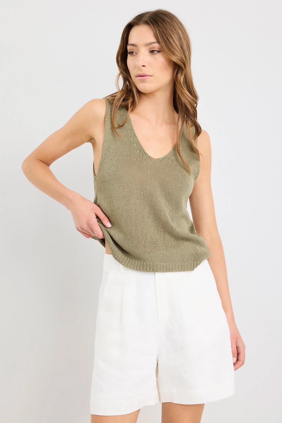Stories Be Told Literal Linen Pleat Shorts - 10