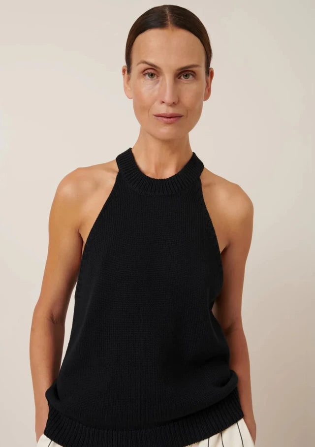 Kowtow Ebony Singlet Black - M