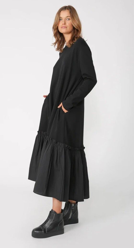 Moochi Traipsed Dress - S
